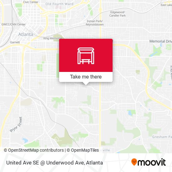 United Ave SE @ Underwood Ave map