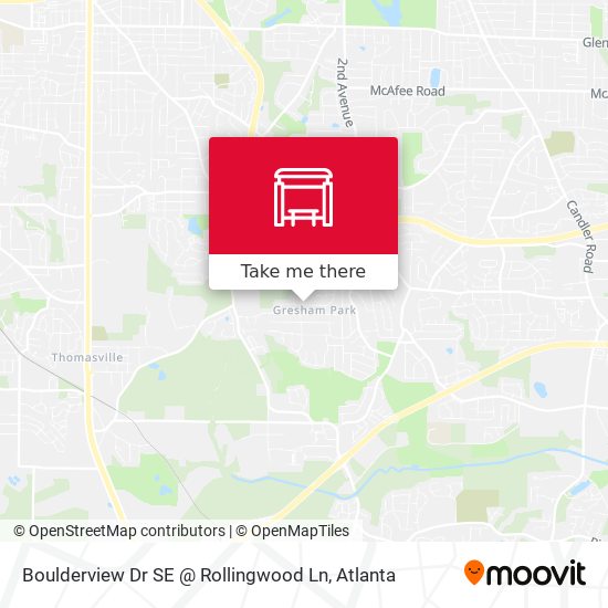 Boulderview Dr SE @ Rollingwood Ln map