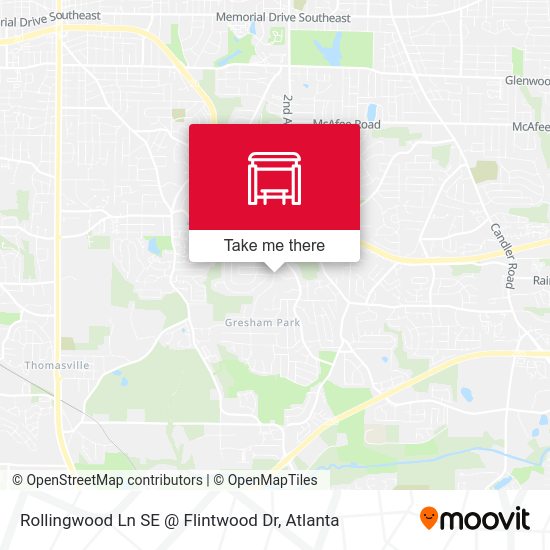 Mapa de Rollingwood Ln SE @ Flintwood Dr