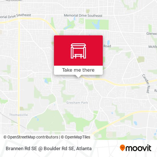 Mapa de Brannen Rd SE @ Boulder Rd SE