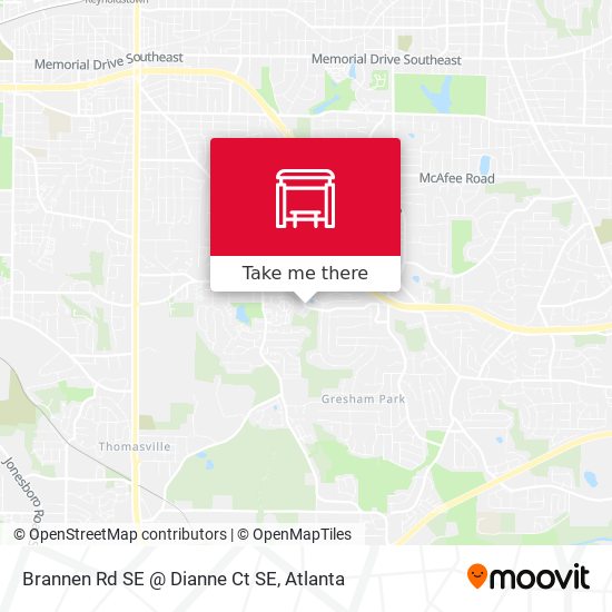 Mapa de Brannen Rd SE @ Dianne Ct SE