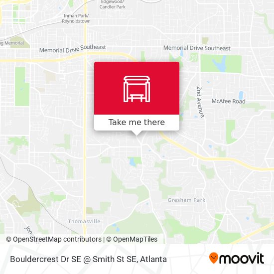 Bouldercrest Dr SE @ Smith St SE map
