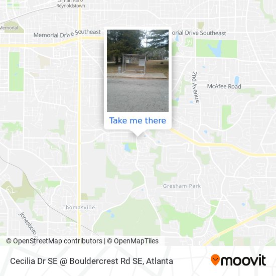 Cecilia Dr SE @ Bouldercrest Rd SE map