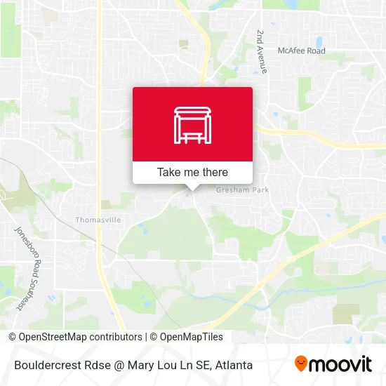 Mapa de Bouldercrest Rdse @ Mary Lou Ln SE