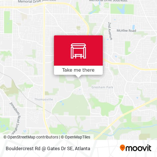 Bouldercrest Rd @ Gates Dr SE map