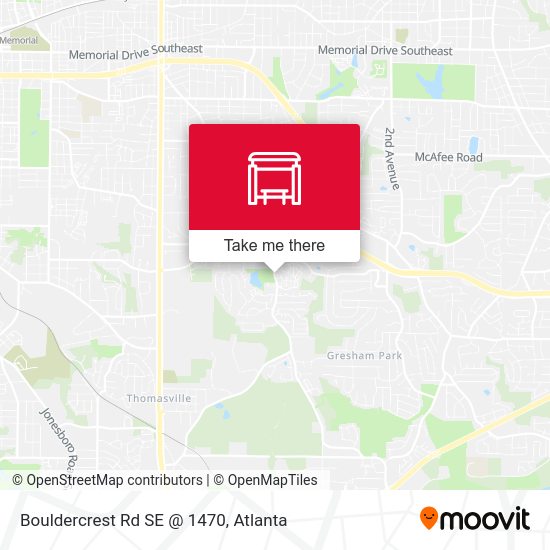 Bouldercrest Rd SE @ 1470 map