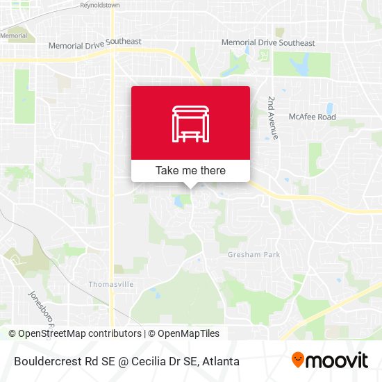 Bouldercrest Rd SE @ Cecilia Dr SE map