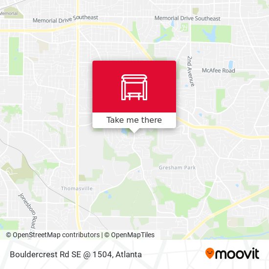 Bouldercrest Rd SE @ 1504 map
