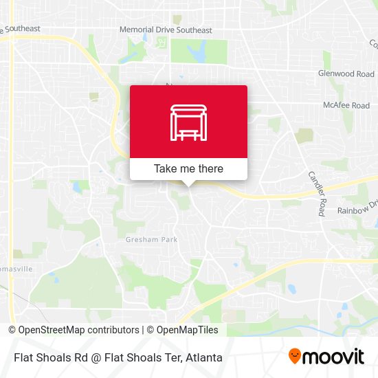Flat Shoals Rd @ Flat Shoals Ter map