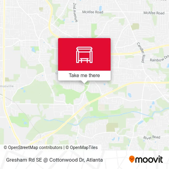 Gresham Rd SE @ Cottonwood Dr map
