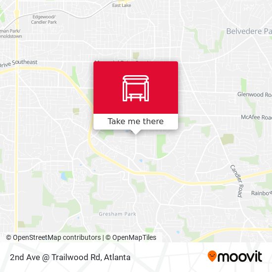 2nd Ave @ Trailwood Rd map