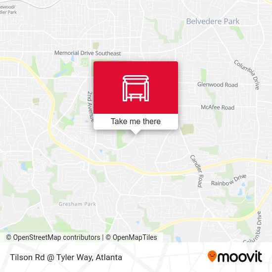 Mapa de Tilson Rd @ Tyler Way