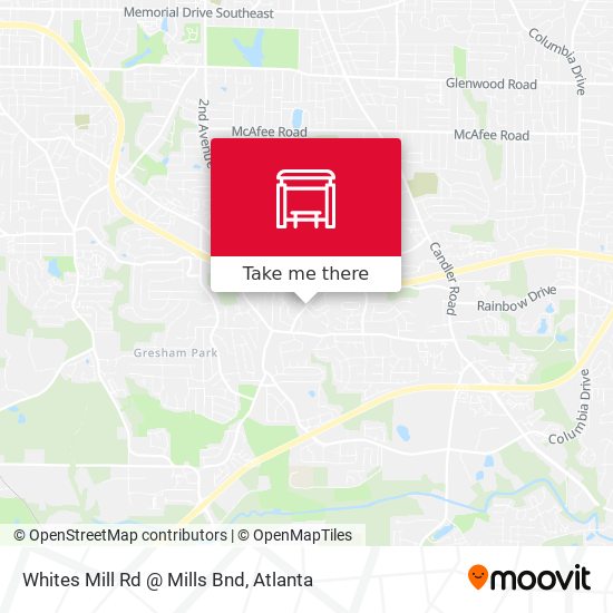 Whites Mill Rd @ Mills Bnd map
