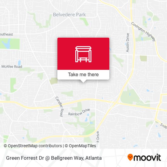 Green Forrest Dr @ Bellgreen Way map