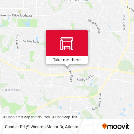 Mapa de Candler Rd @ Winston Manor Dr