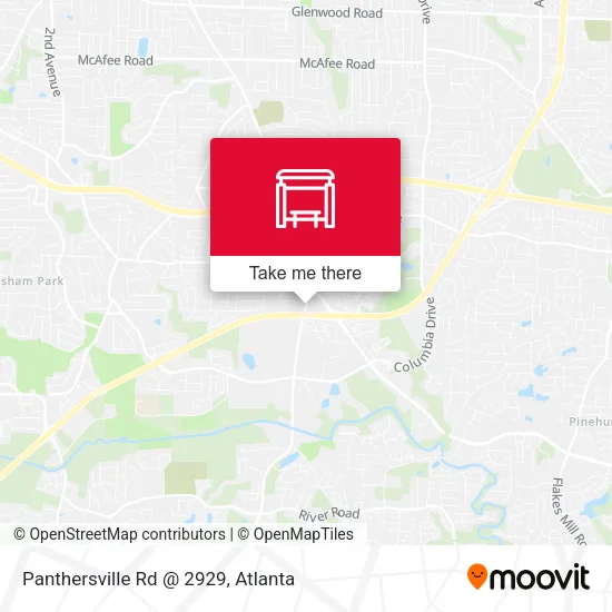 Panthersville Rd @ 2929 map