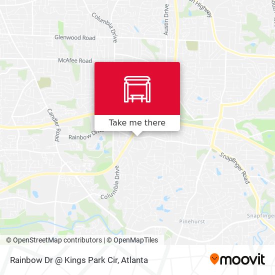 Mapa de Rainbow Dr @ Kings Park Cir