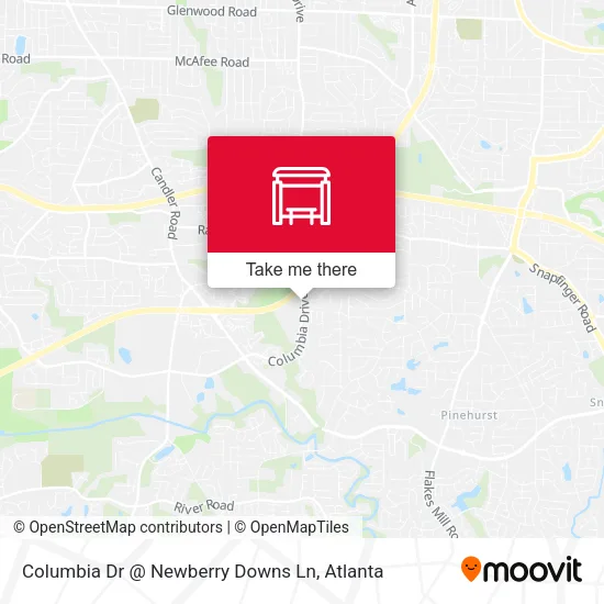 Mapa de Columbia Dr @ Newberry Downs Ln