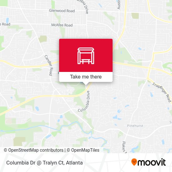 Mapa de Columbia Dr @ Tralyn Ct