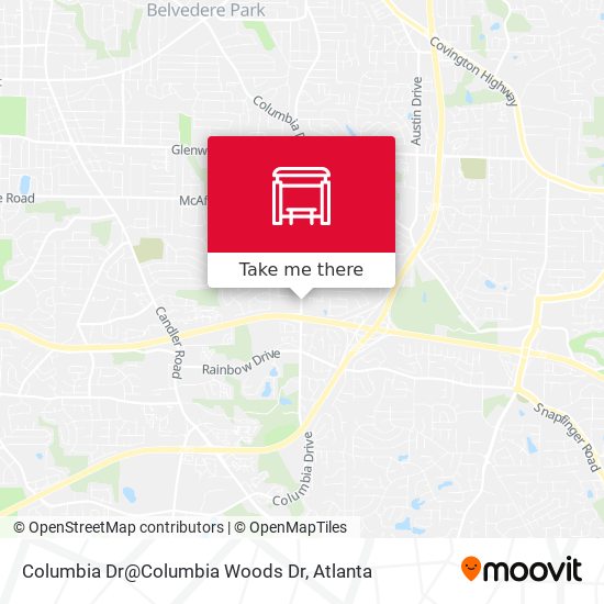 Mapa de Columbia Dr@Columbia Woods Dr