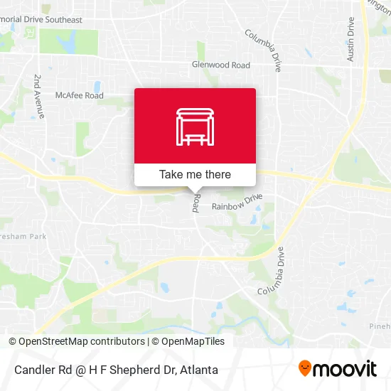 Mapa de Candler Rd @ H F Shepherd Dr