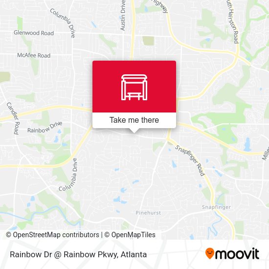 Mapa de Rainbow Dr @ Rainbow Pkwy