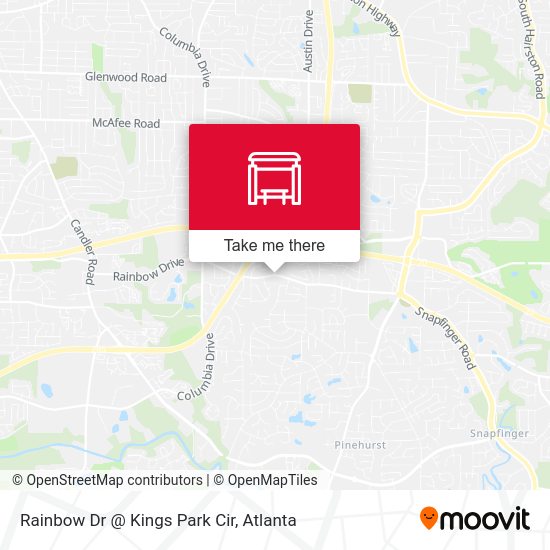 Rainbow Dr @ Kings Park Cir map