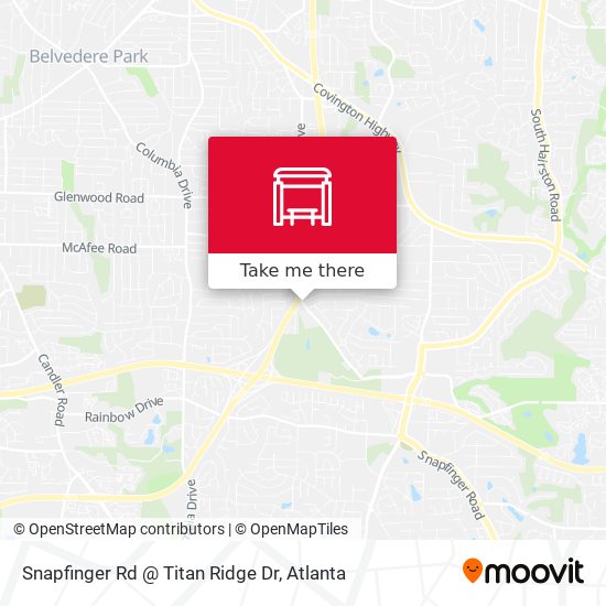 Mapa de Snapfinger Rd @ Titan Ridge Dr