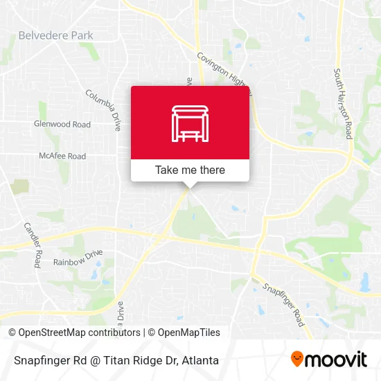 Snapfinger Rd @ Titan Ridge Dr map