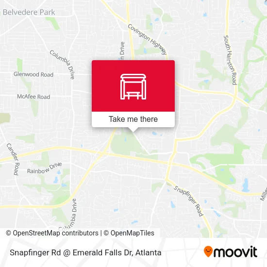Mapa de Snapfinger Rd @ Emerald Falls Dr