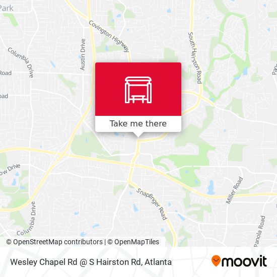 Wesley Chapel Rd @ S Hairston Rd map