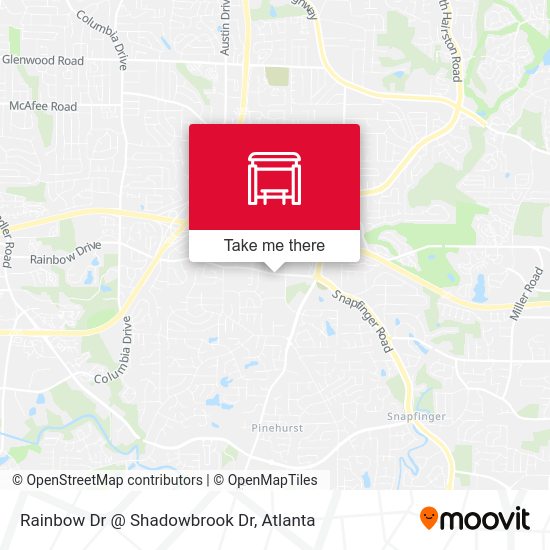 Rainbow Dr @ Shadowbrook Dr map