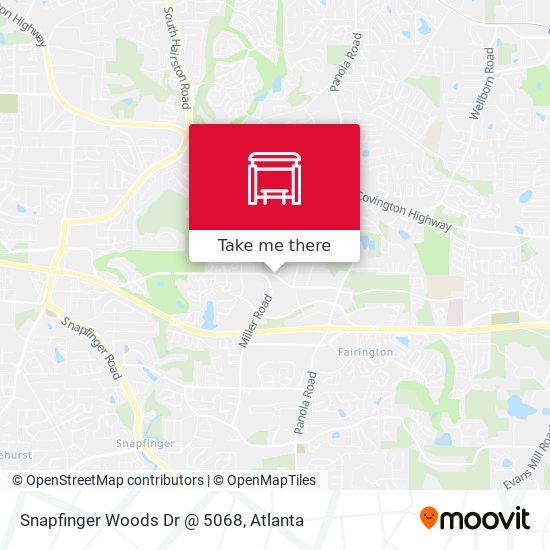 Snapfinger Woods Dr @ 5068 map