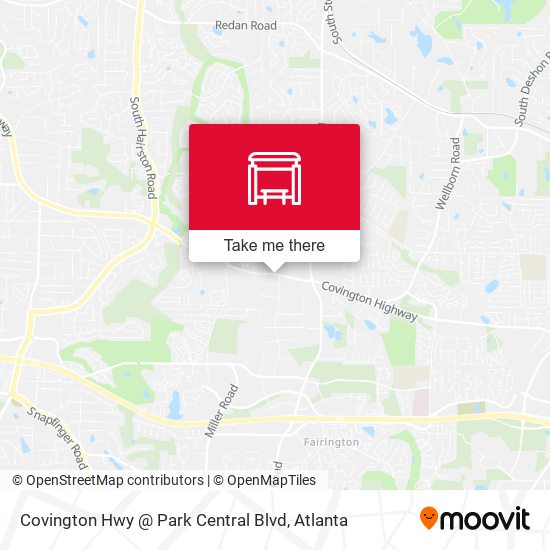 Covington Hwy @ Park Central Blvd map