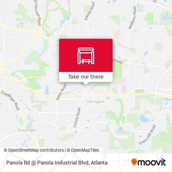 Mapa de Panola Rd @ Panola Industrial Blvd