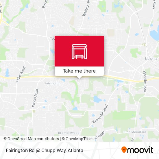 Mapa de Fairington Rd @ Chupp Way
