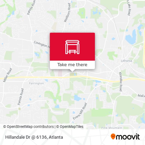 Hillandale Dr @ 6136 map