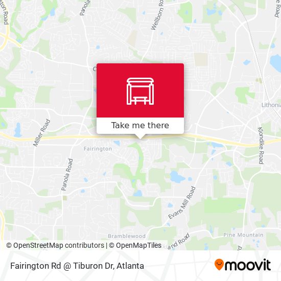 Mapa de Fairington Rd @ Tiburon Dr