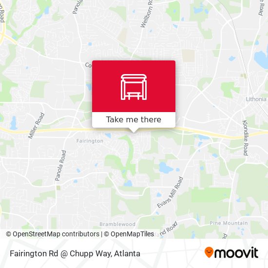 Fairington Rd @ Chupp Way map