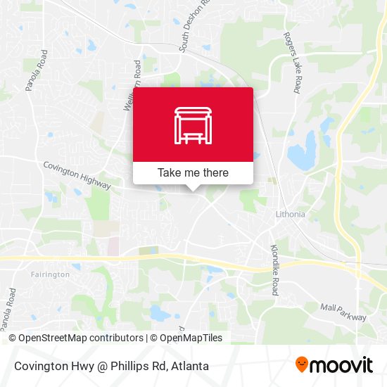 Covington Hwy @ Phillips Rd map