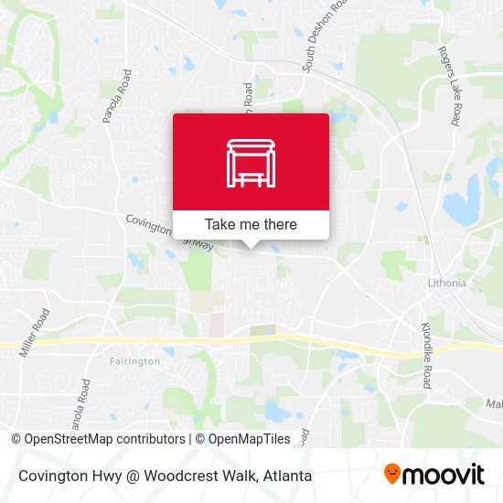 Covington Hwy @ Woodcrest Walk map