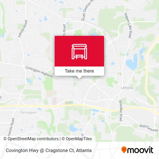 Covington Hwy @ Cragstone Ct map