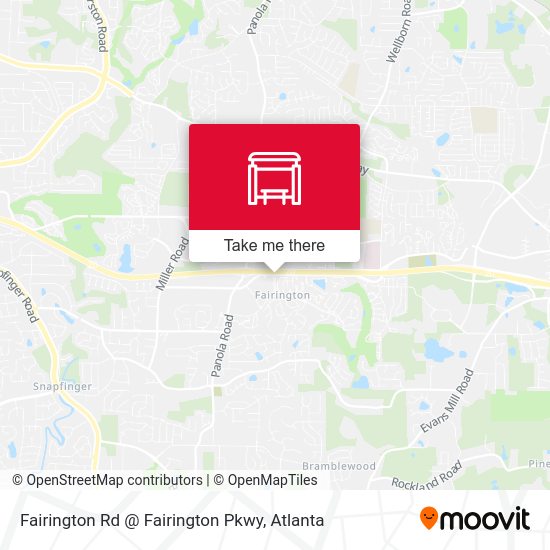 Mapa de Fairington Rd @ Fairington Pkwy