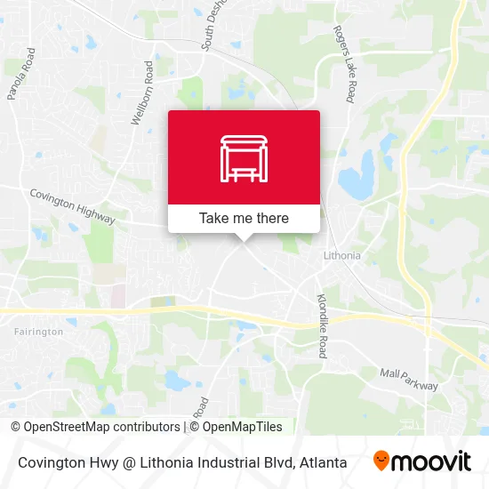 Covington Hwy @ Lithonia Industrial Blvd map