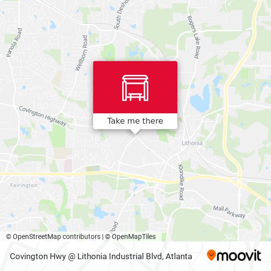 Mapa de Covington Hwy @ Lithonia Industrial Blvd
