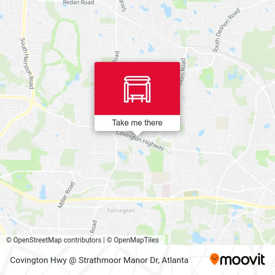 Covington Hwy @ Strathmoor Manor Dr map