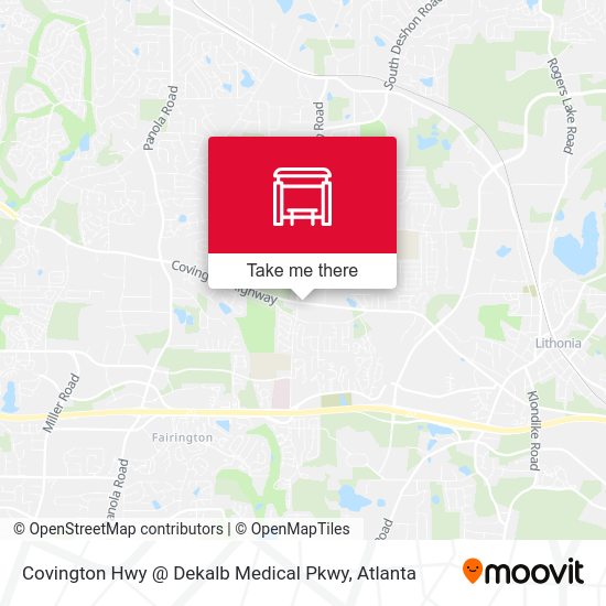 Mapa de Covington Hwy @ Dekalb Medical Pkwy