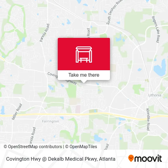 Covington Hwy @ Dekalb Medical Pkwy map