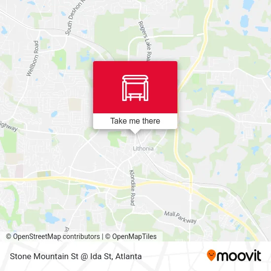 Stone Mountain St @ Ida St map