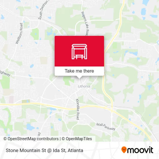 Stone Mountain St @ Ida St map